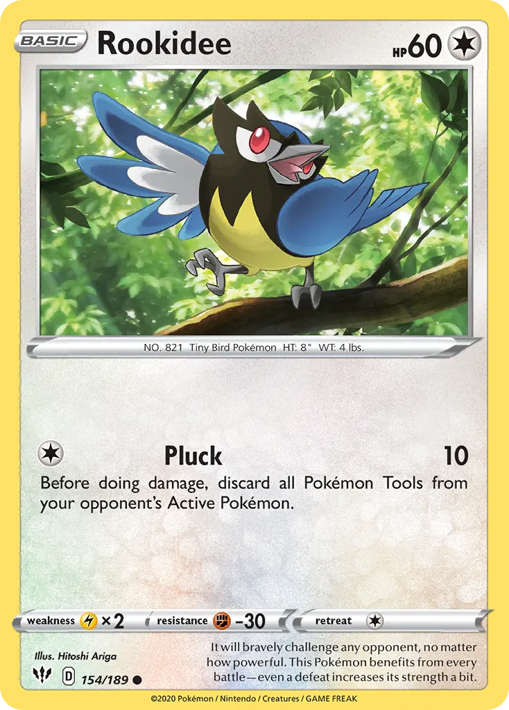 Rookidee — SWSH03: Darkness Ablaze — Pokémon