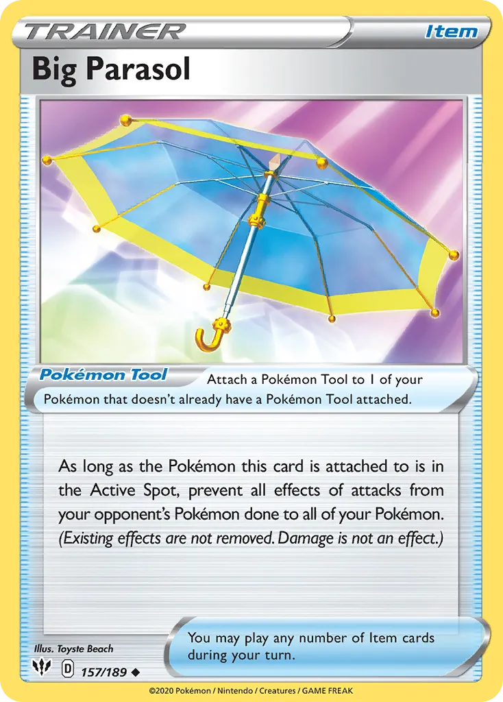 Ombrelle Géante — SWSH03: Darkness Ablaze — Pokémon