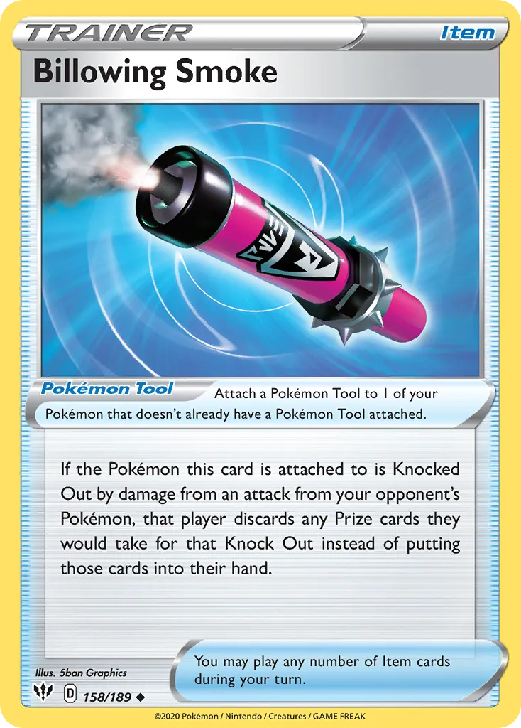 Billowing Smoke — SWSH03: Darkness Ablaze — Pokémon