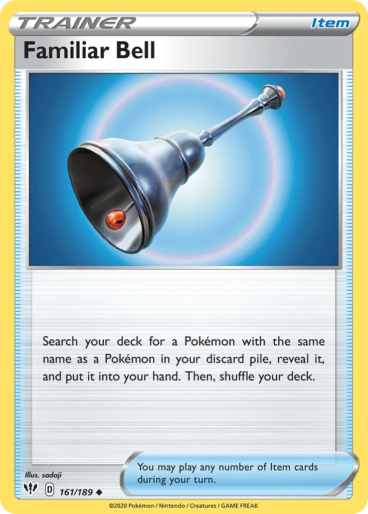 Cloche Familière — SWSH03: Darkness Ablaze — Pokémon