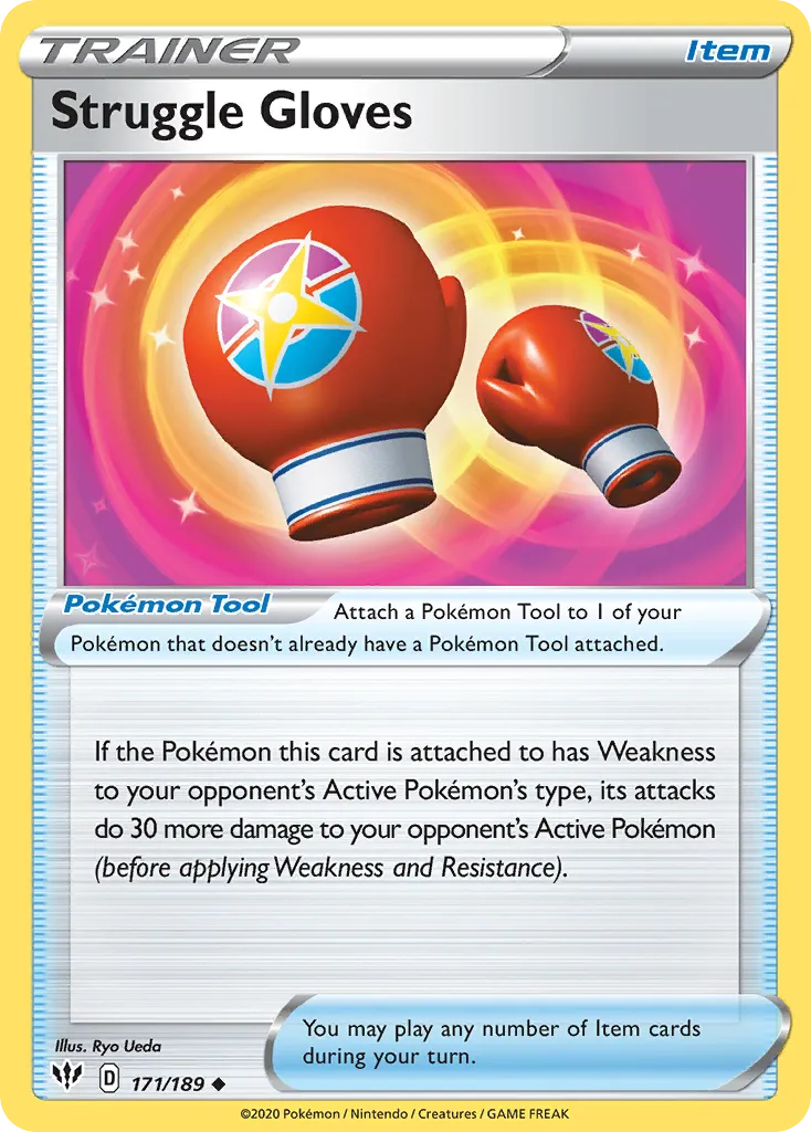 Struggle Gloves — SWSH03: Darkness Ablaze — Pokémon
