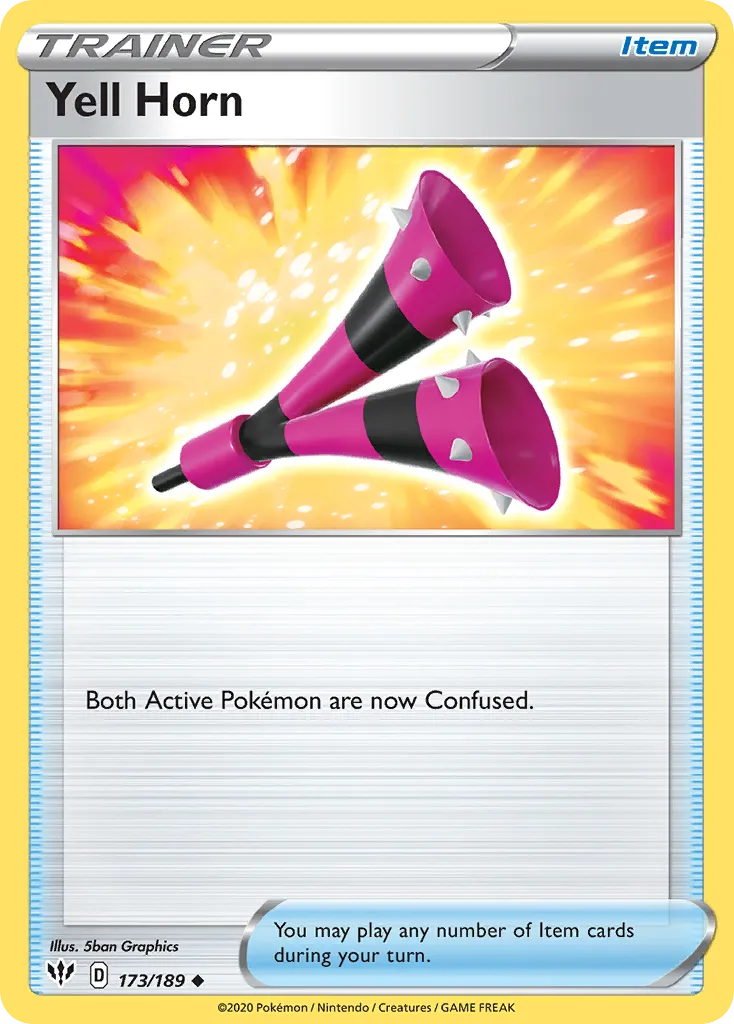 Yell Horn — SWSH03: Darkness Ablaze — Pokémon