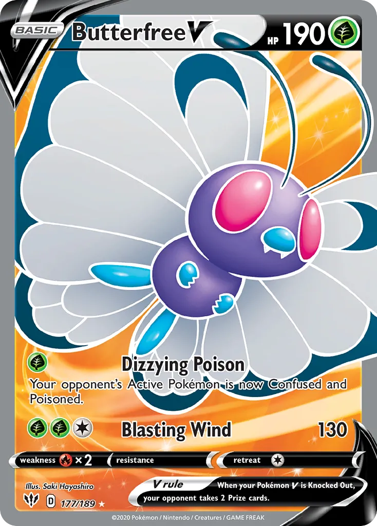 Butterfree V — SWSH03: Darkness Ablaze — Pokémon