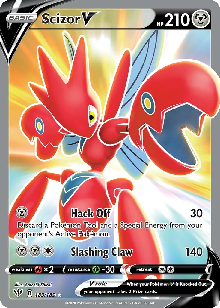 Scizor V — SWSH03: Darkness Ablaze — Pokémon