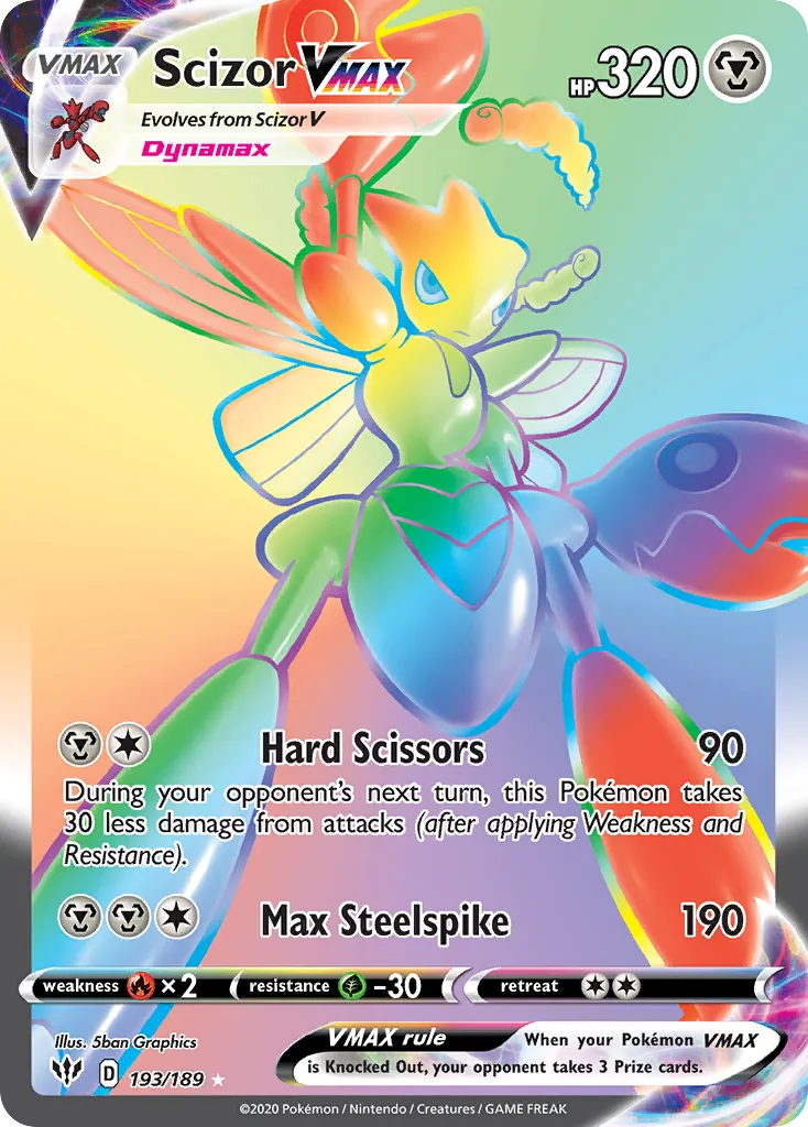 Scizor VMAX — SWSH03: Darkness Ablaze — Pokémon