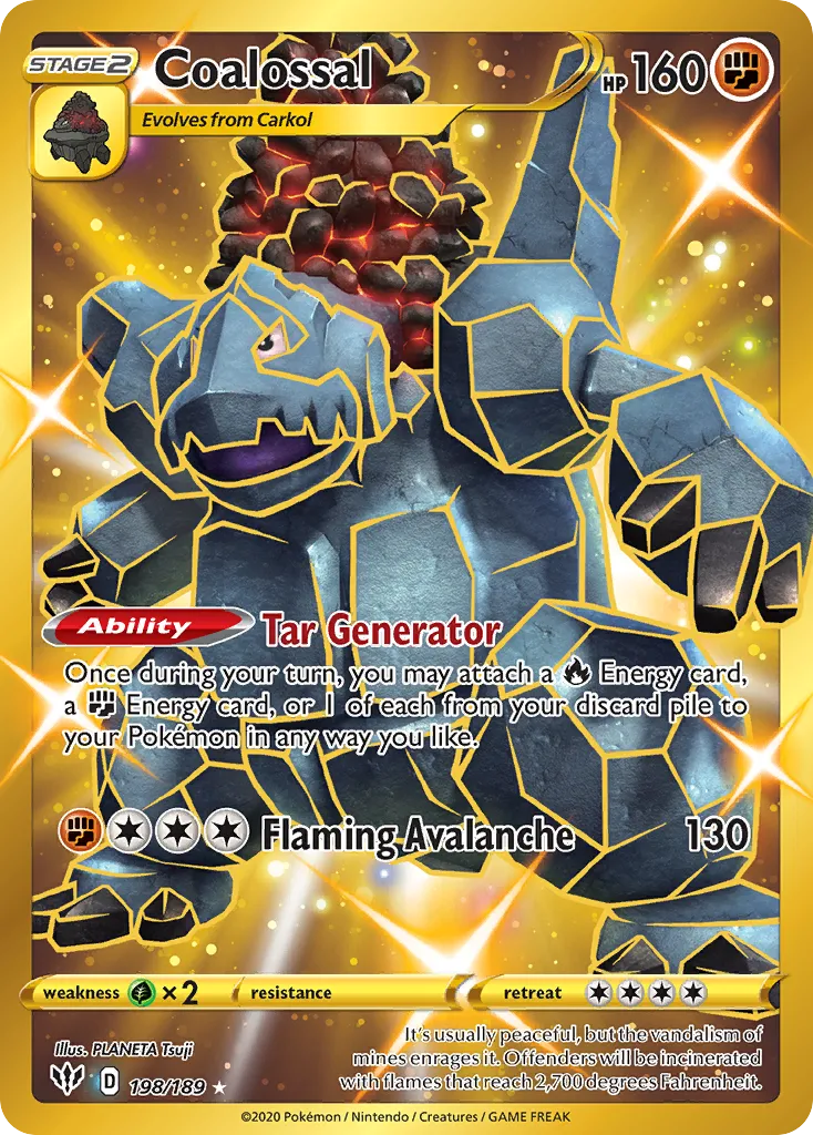 Coalossal — SWSH03: Darkness Ablaze — Pokémon