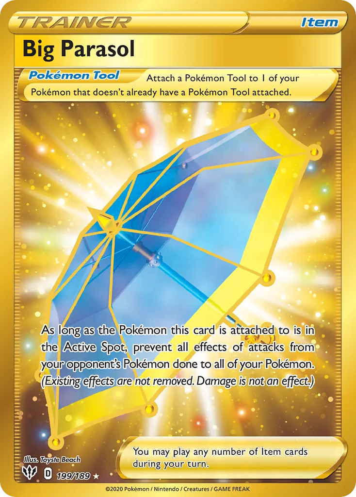 Ombrelle Géante — SWSH03: Darkness Ablaze — Pokémon