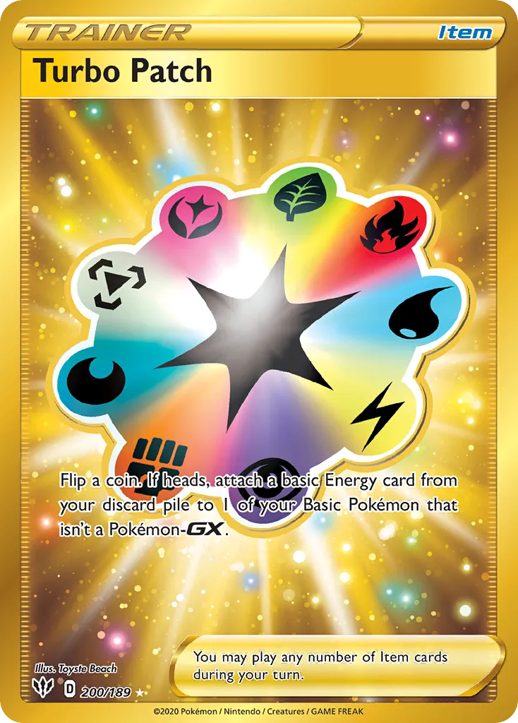 Turbo Patch — SWSH03: Darkness Ablaze — Pokémon