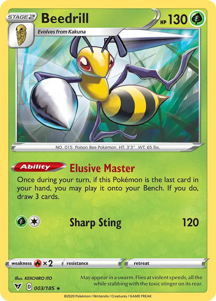Beedrill — SWSH04: Vivid Voltage — Pokémon
