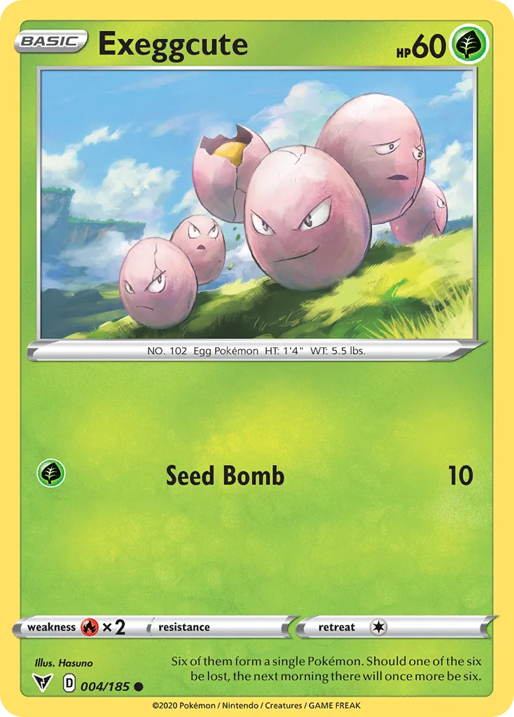 Exeggcute — SWSH04: Vivid Voltage — Pokémon