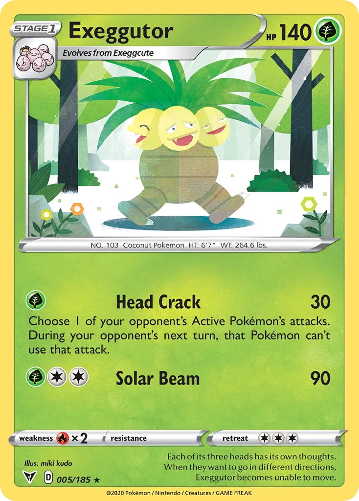 Exeggutor — SWSH04: Vivid Voltage — Pokémon