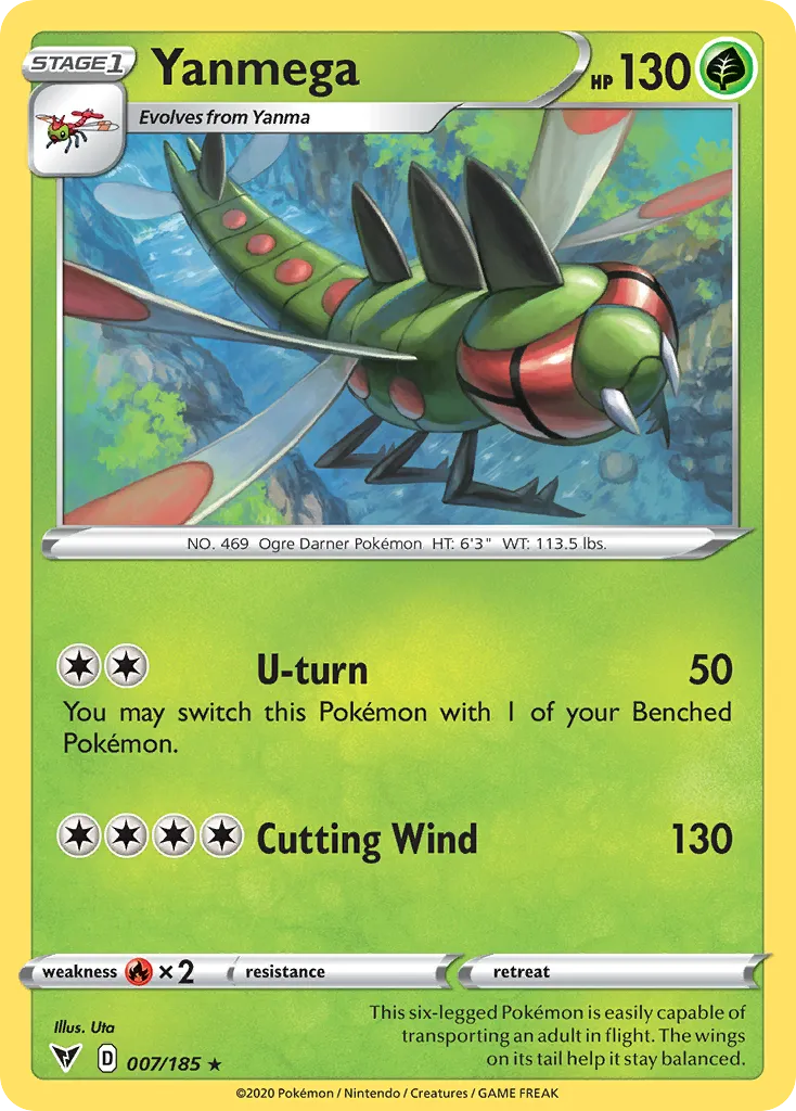 Yanmega — SWSH04: Vivid Voltage — Pokémon