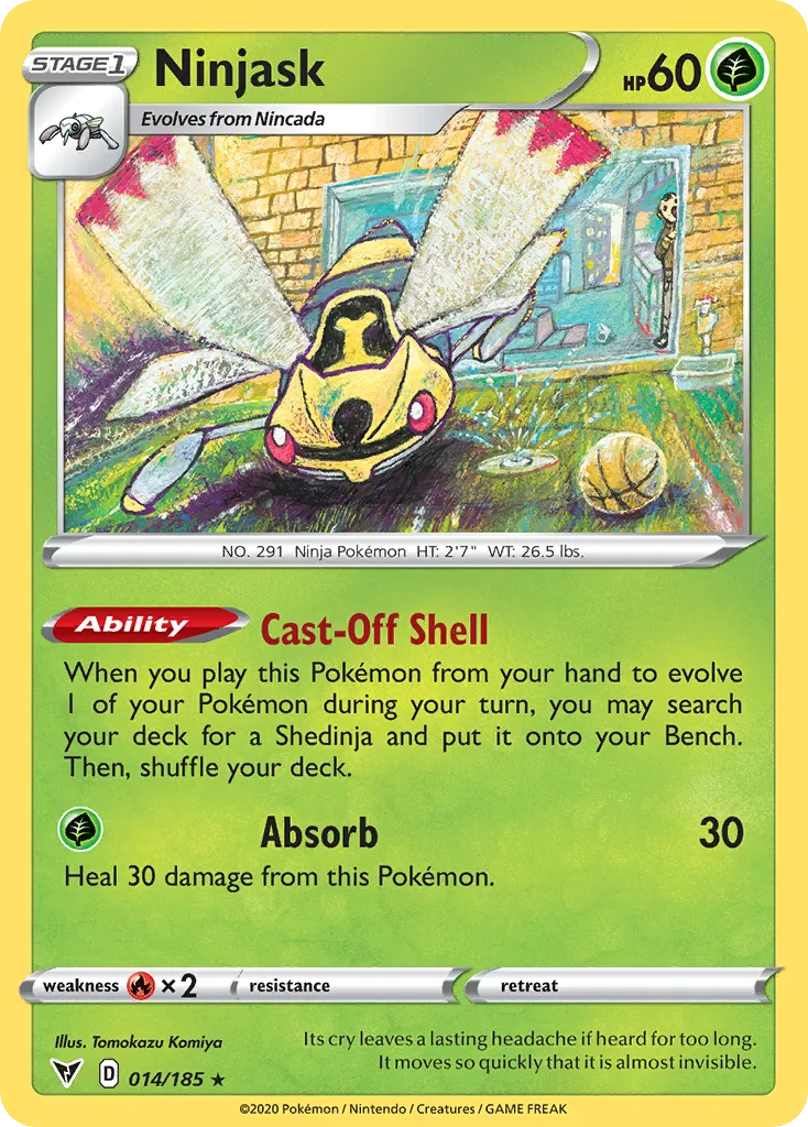 Ninjask — SWSH04: Vivid Voltage — Pokemon