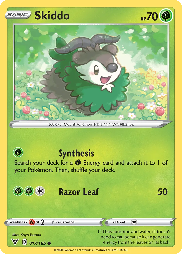 Skiddo — SWSH04: Vivid Voltage — Pokémon