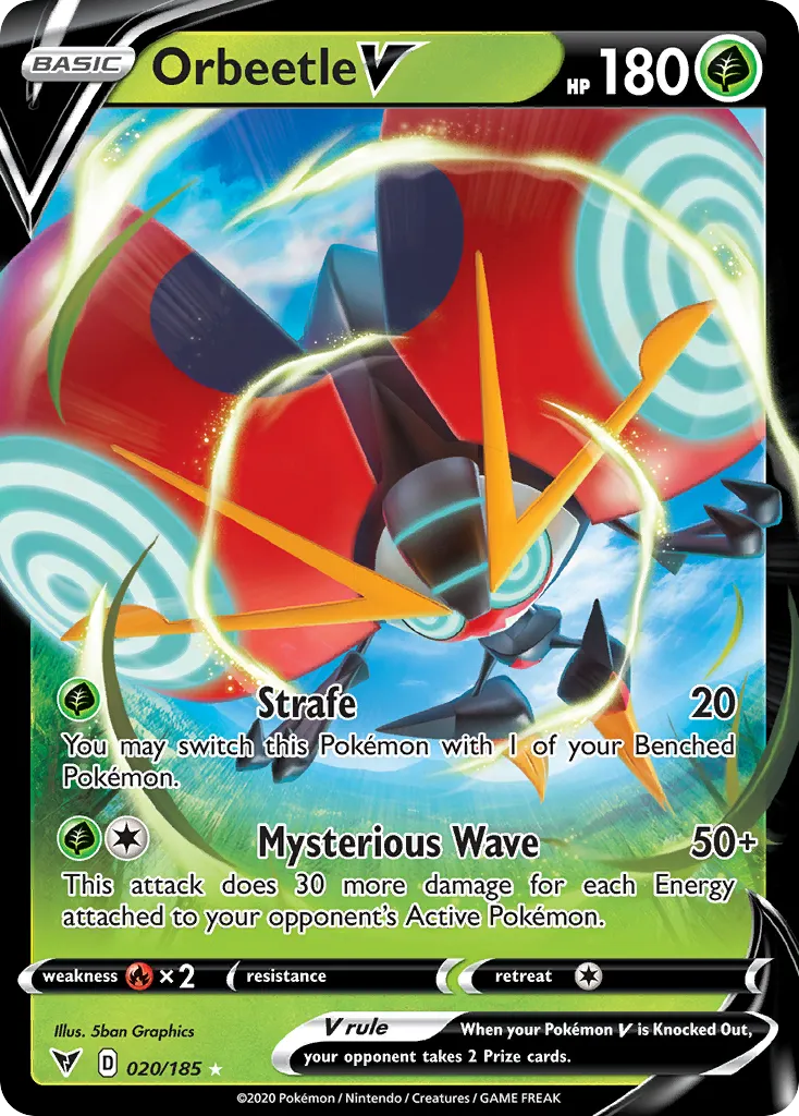 Orbeetle V — SWSH04: Vivid Voltage — Pokemon