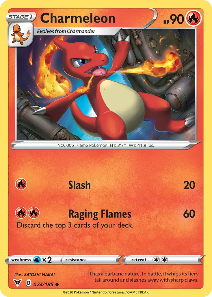 Charmeleon — SWSH04: Vivid Voltage — Pokémon