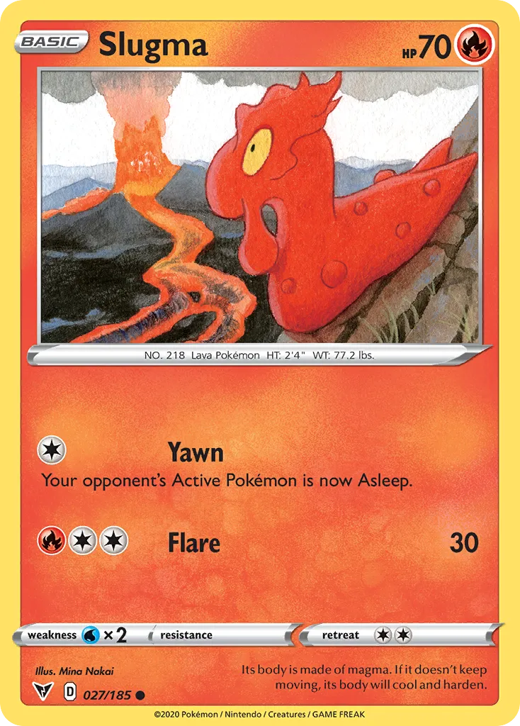 Slugma — SWSH04: Vivid Voltage — Pokémon