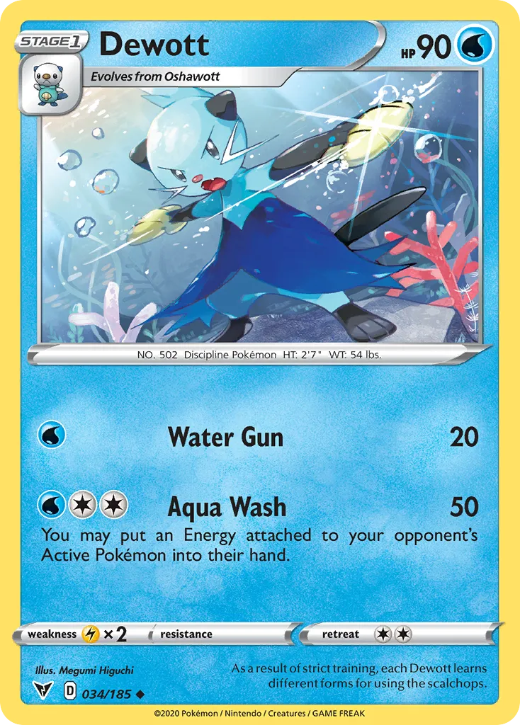 Dewott — SWSH04: Vivid Voltage — Pokémon