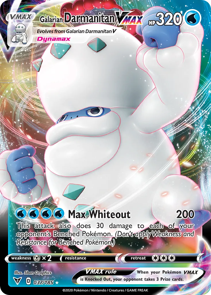 Galarian Darmanitan VMAX — SWSH04: Vivid Voltage — Pokémon