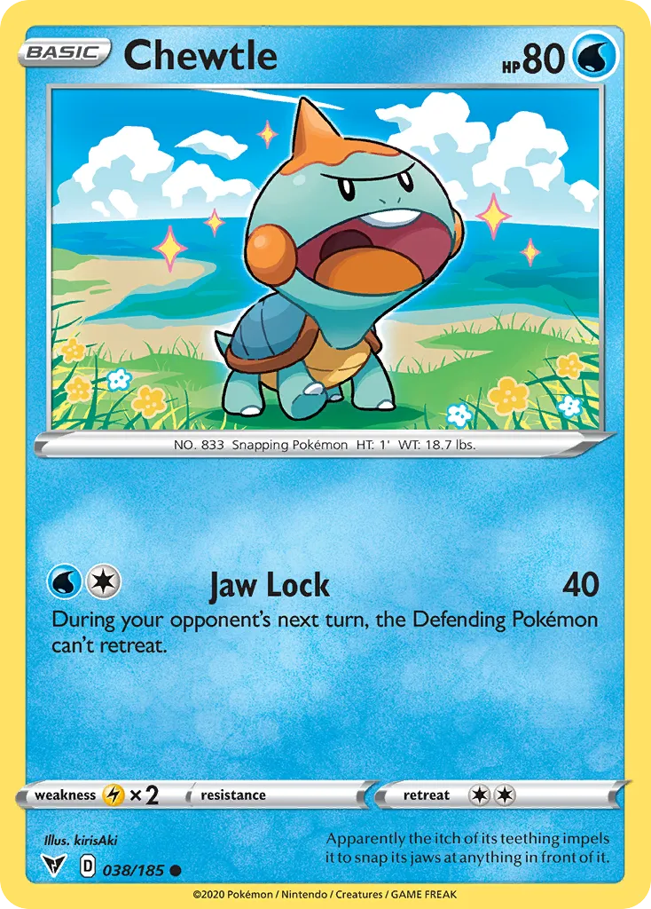 Chewtle — SWSH04: Vivid Voltage — Pokémon