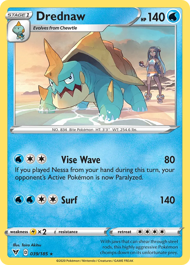 Drednaw — SWSH04: Vivid Voltage — Pokemon