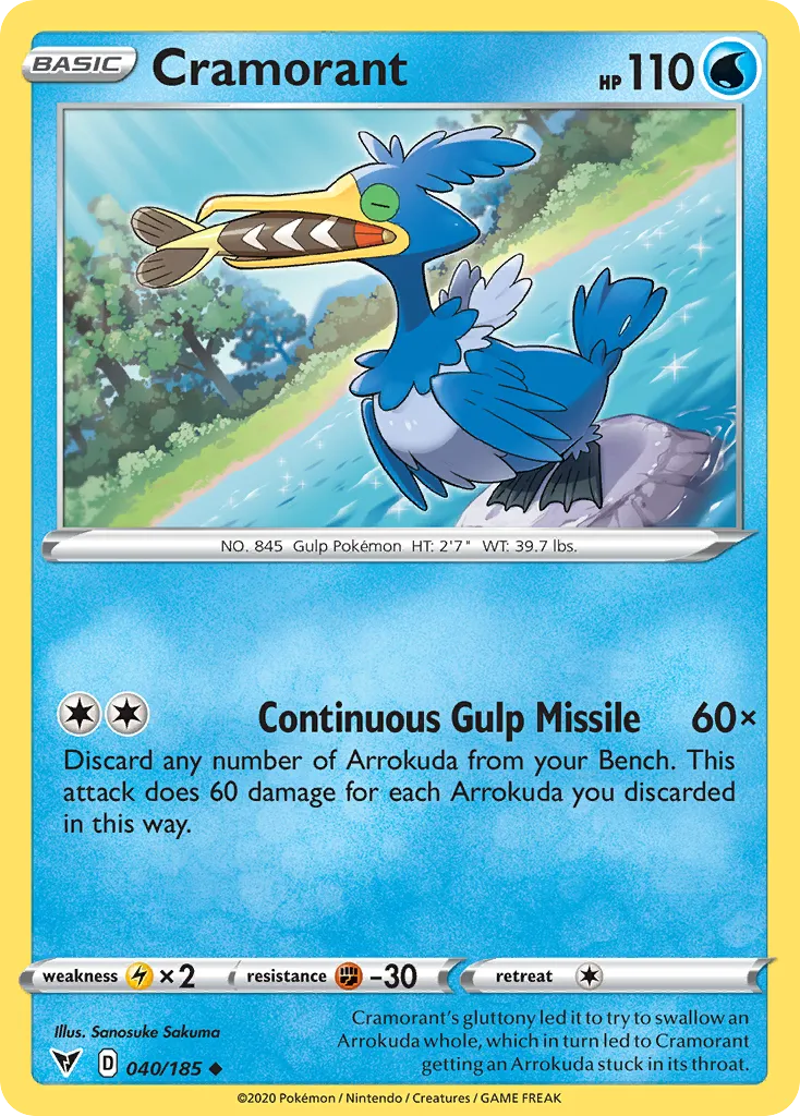 Cramorant — SWSH04: Vivid Voltage — Pokemon