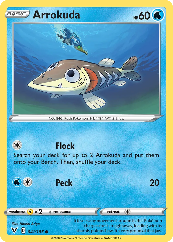 Arrokuda — SWSH04: Vivid Voltage — Pokemon