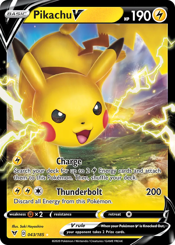 Pikachu V — SWSH04: Vivid Voltage — Pokemon