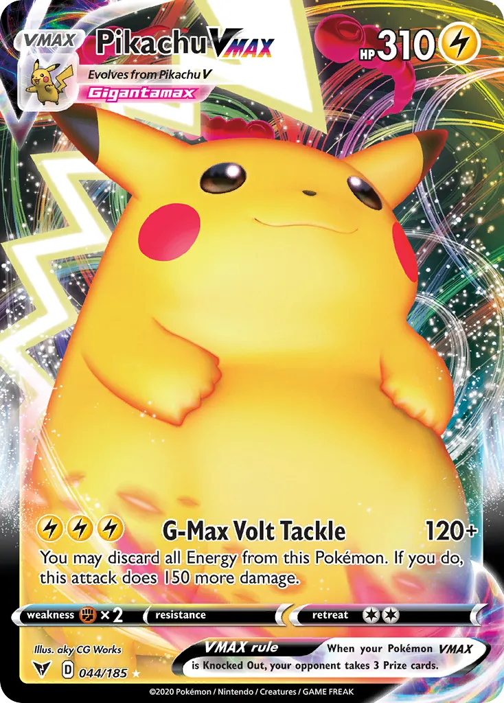 Pikachu VMAX from SWSH04: Vivid Voltage - Pokemon