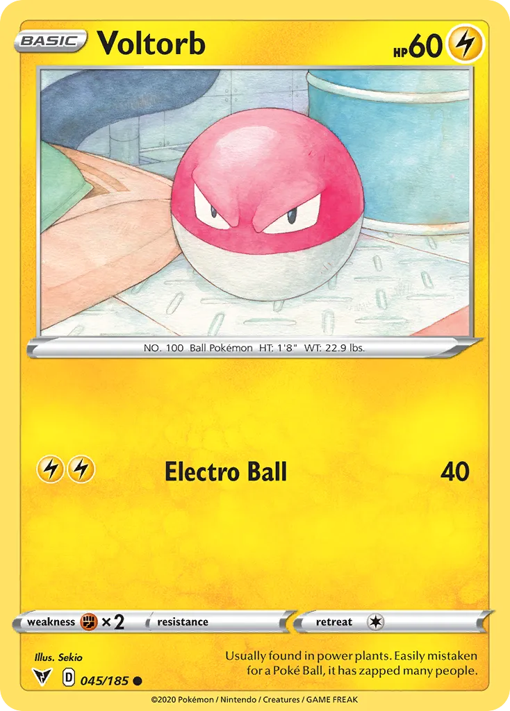 Voltorb — SWSH04: Vivid Voltage — Pokemon