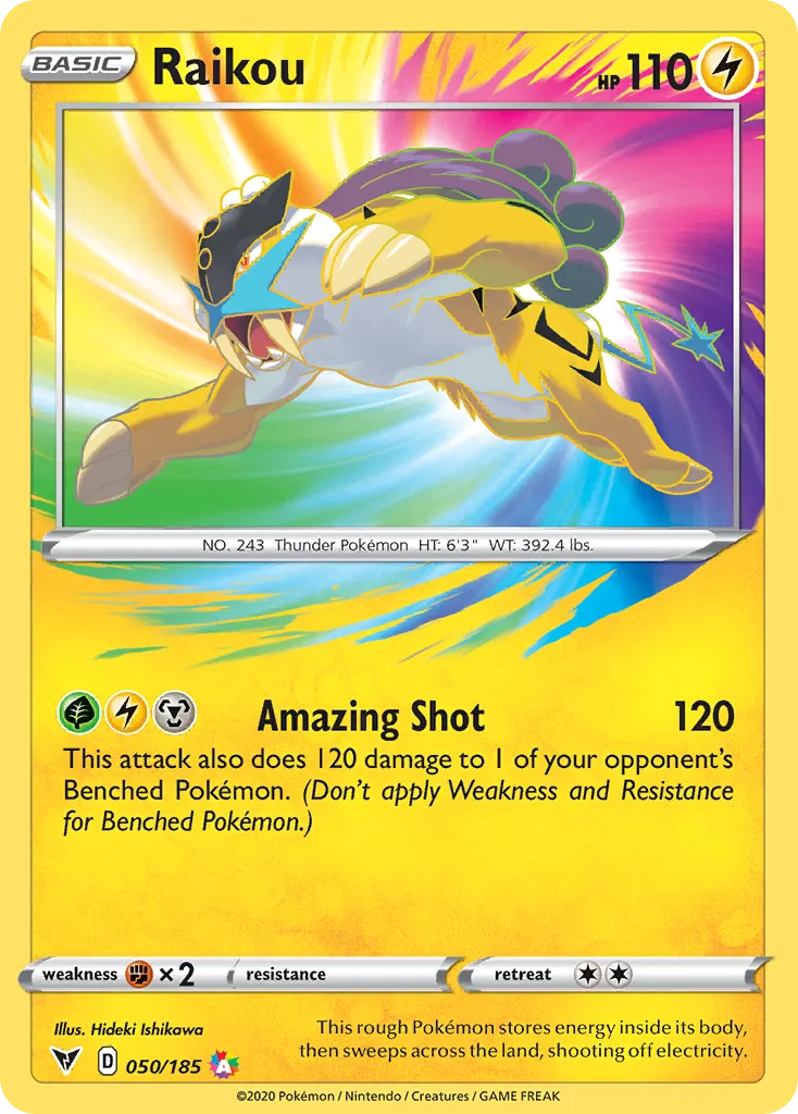 Raikou — SWSH04: Vivid Voltage — Pokémon