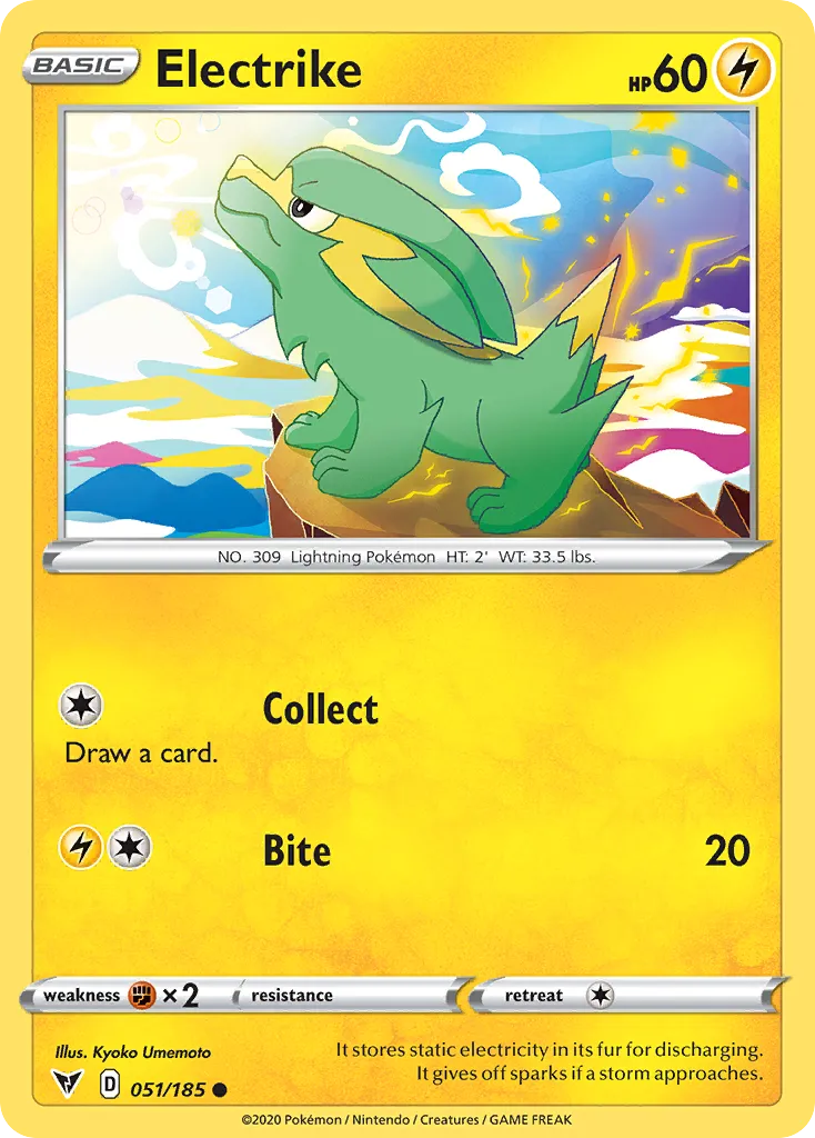 Electrike — SWSH04: Vivid Voltage — Pokemon