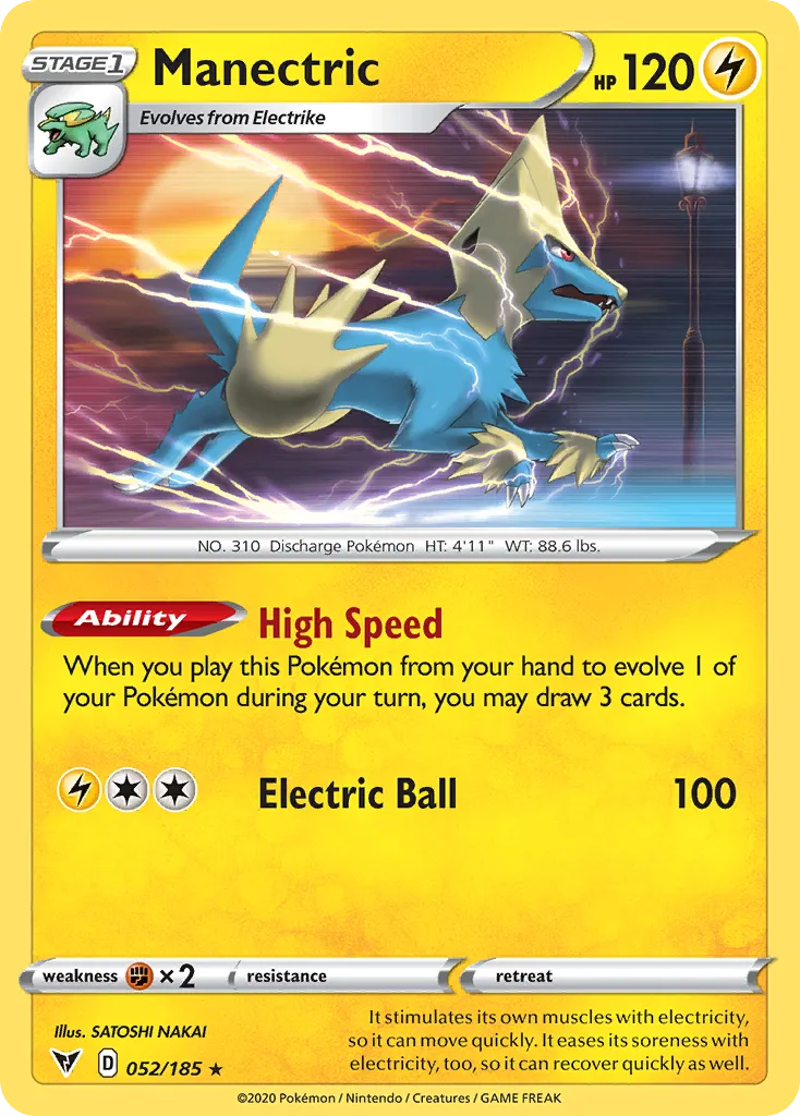 Manectric — SWSH04: Vivid Voltage — Pokemon