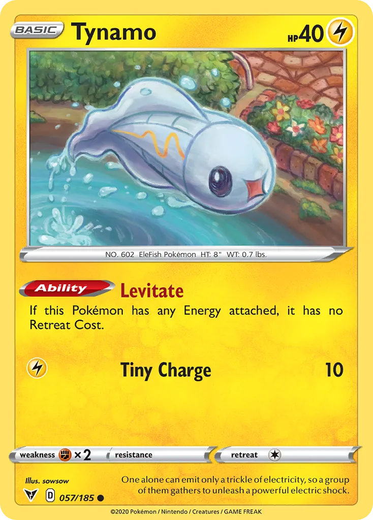 Tynamo — SWSH04: Vivid Voltage — Pokémon