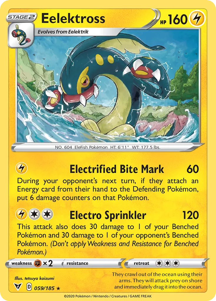 Eelektross — SWSH04: Vivid Voltage — Pokémon