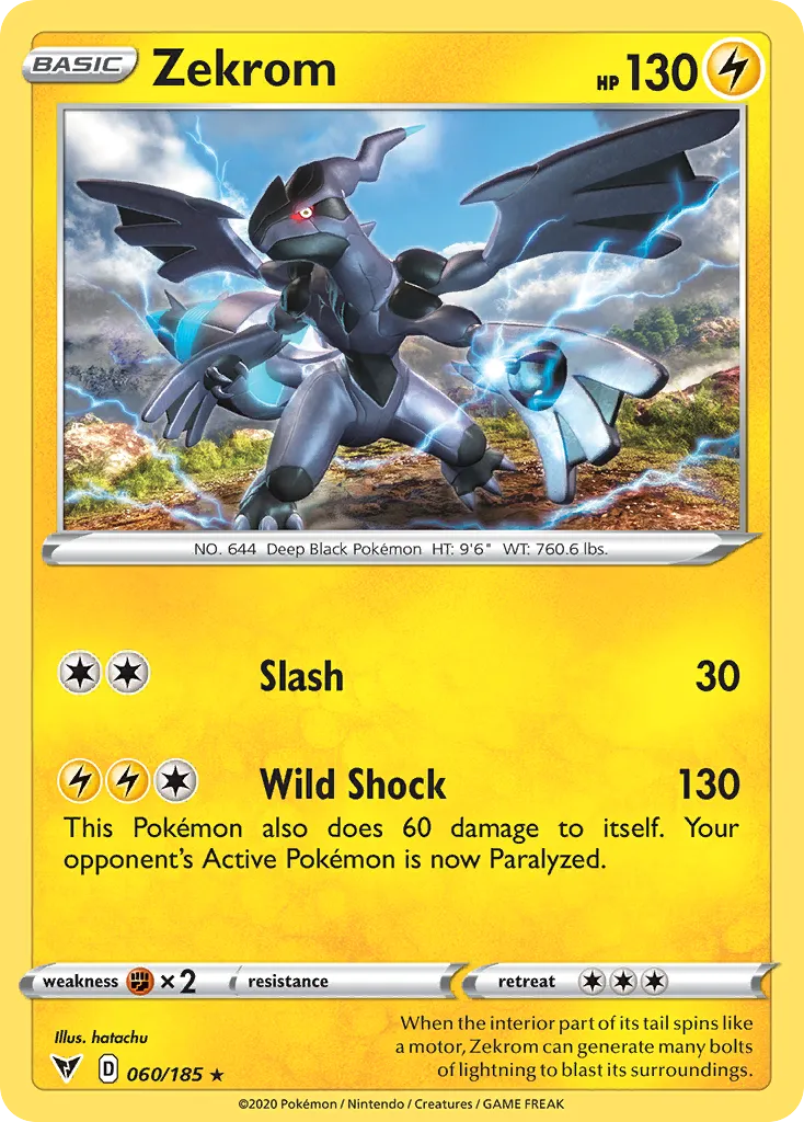 Zekrom — SWSH04: Vivid Voltage — Pokémon