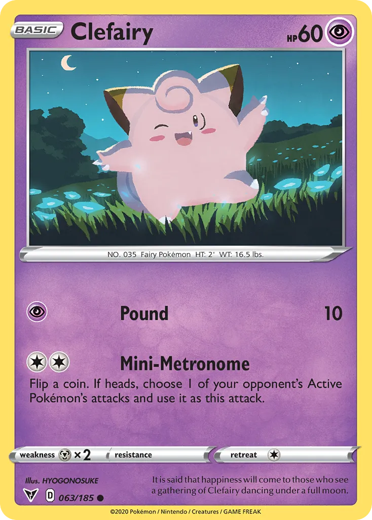 Clefairy — SWSH04: Vivid Voltage — Pokemon