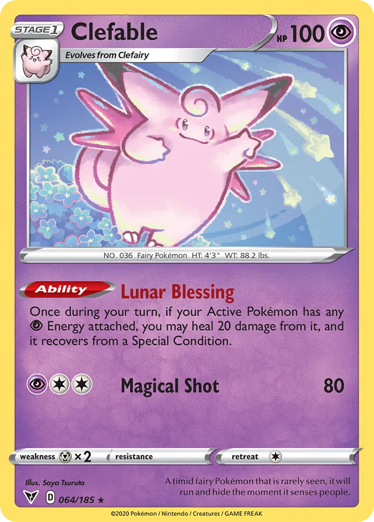 Clefable — SWSH04: Vivid Voltage — Pokémon