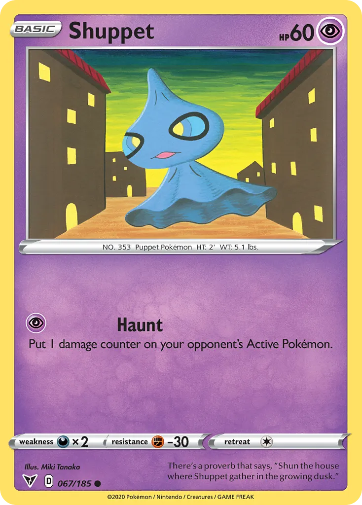Shuppet — SWSH04: Vivid Voltage — Pokémon
