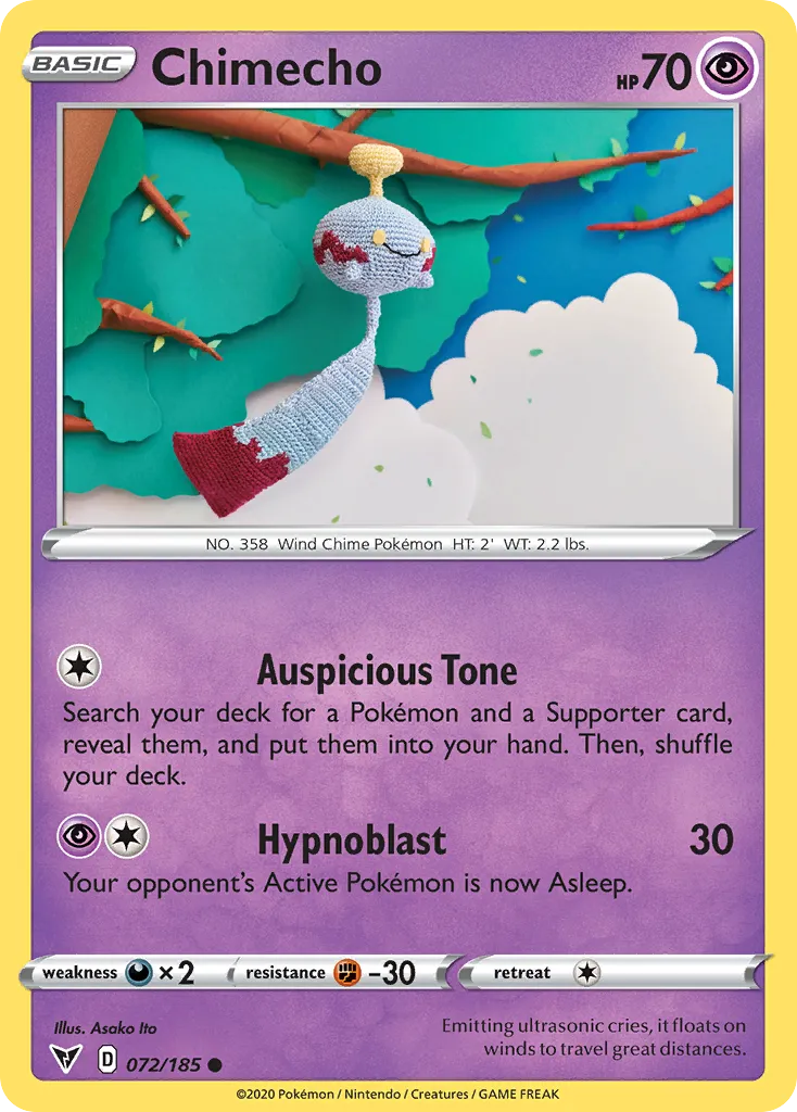 Chimecho — SWSH04: Vivid Voltage — Pokémon