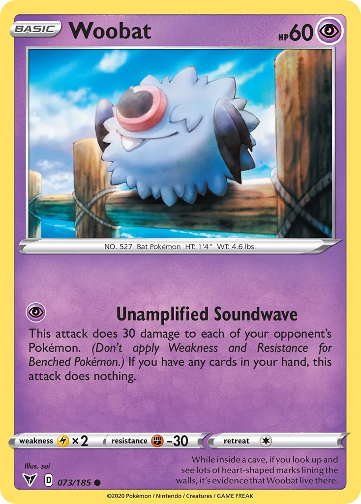 Woobat — SWSH04: Vivid Voltage — Pokémon