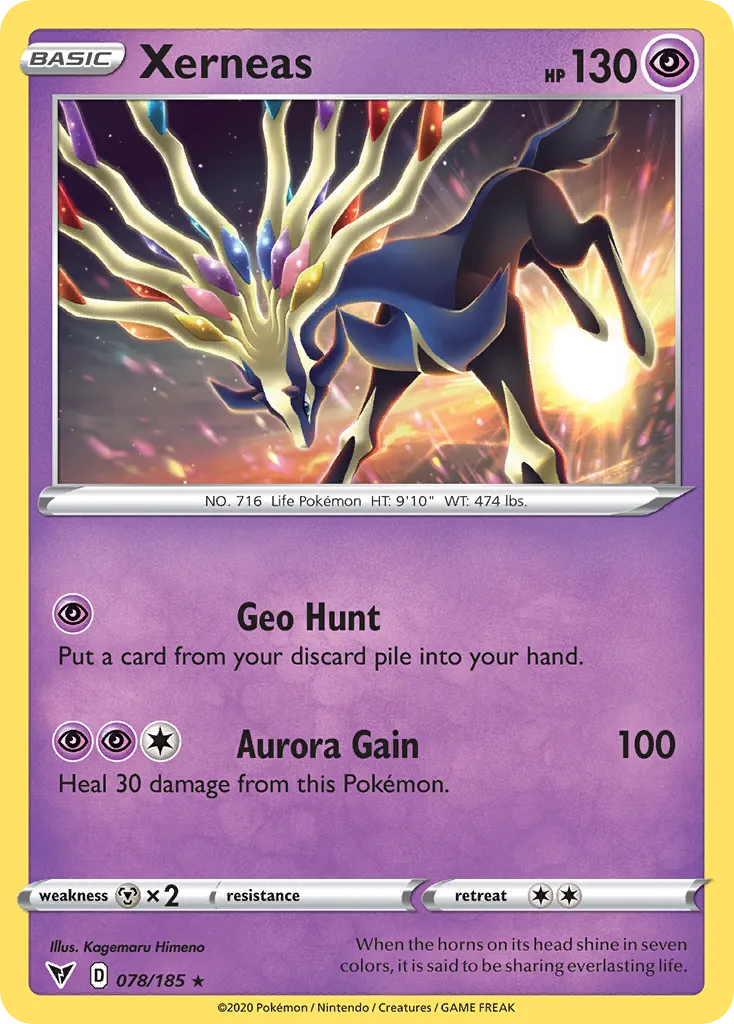 Xerneas — SWSH04: Vivid Voltage — Pokémon