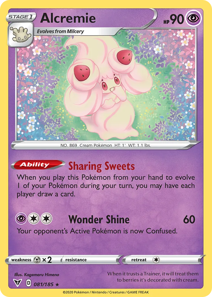 Alcremie — SWSH04: Vivid Voltage — Pokémon