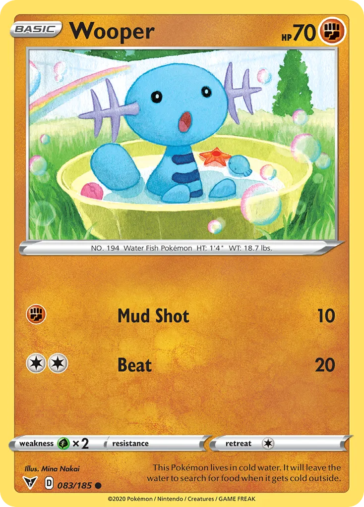 Wooper — SWSH04: Vivid Voltage — Pokémon