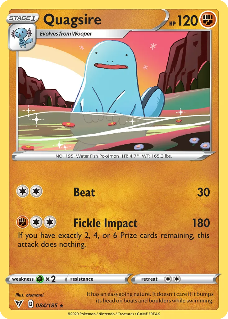Quagsire — SWSH04: Vivid Voltage — Pokémon