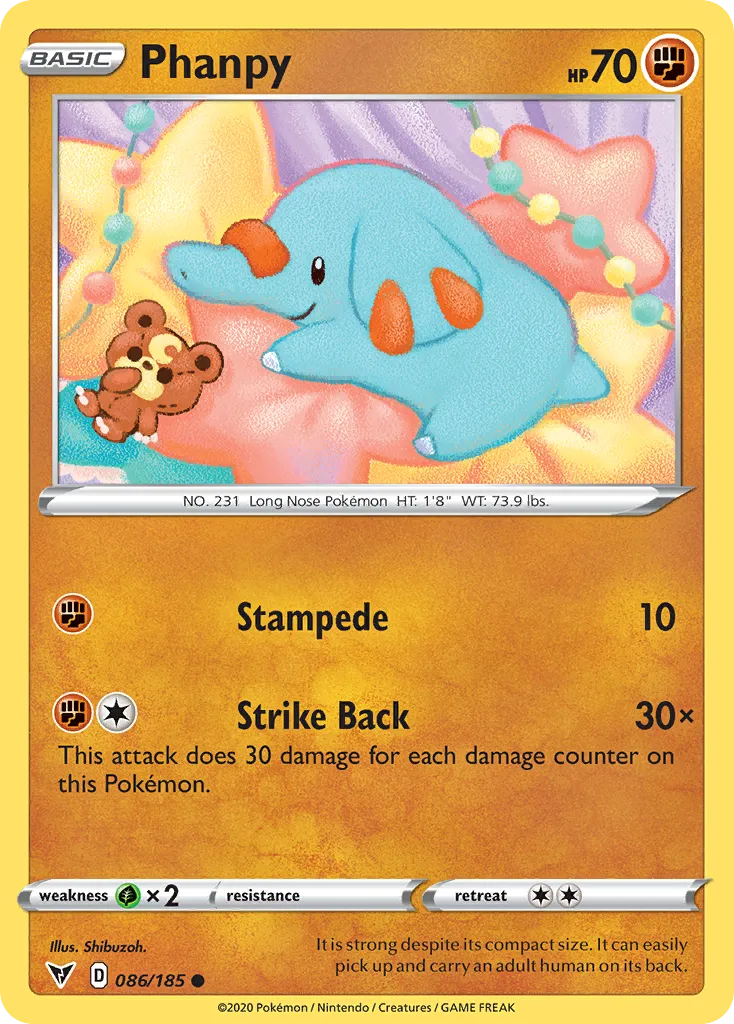 Phanpy — SWSH04: Vivid Voltage — Pokémon
