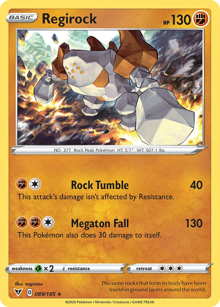 Regirock — SWSH04: Vivid Voltage — Pokémon