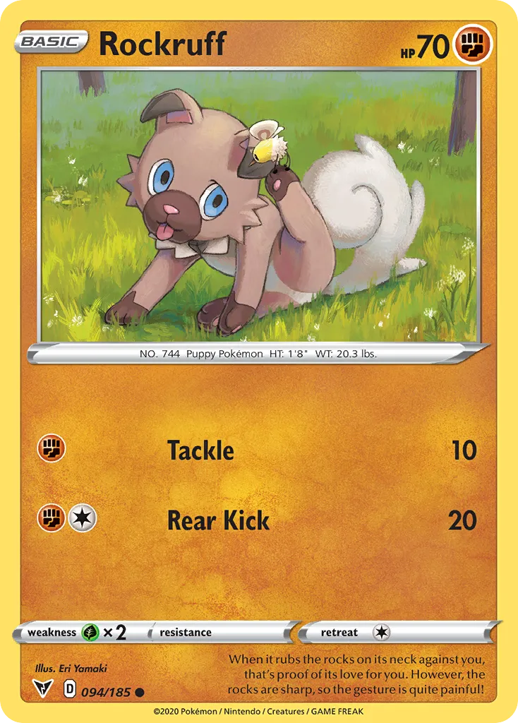 Rockruff — SWSH04: Vivid Voltage — Pokémon