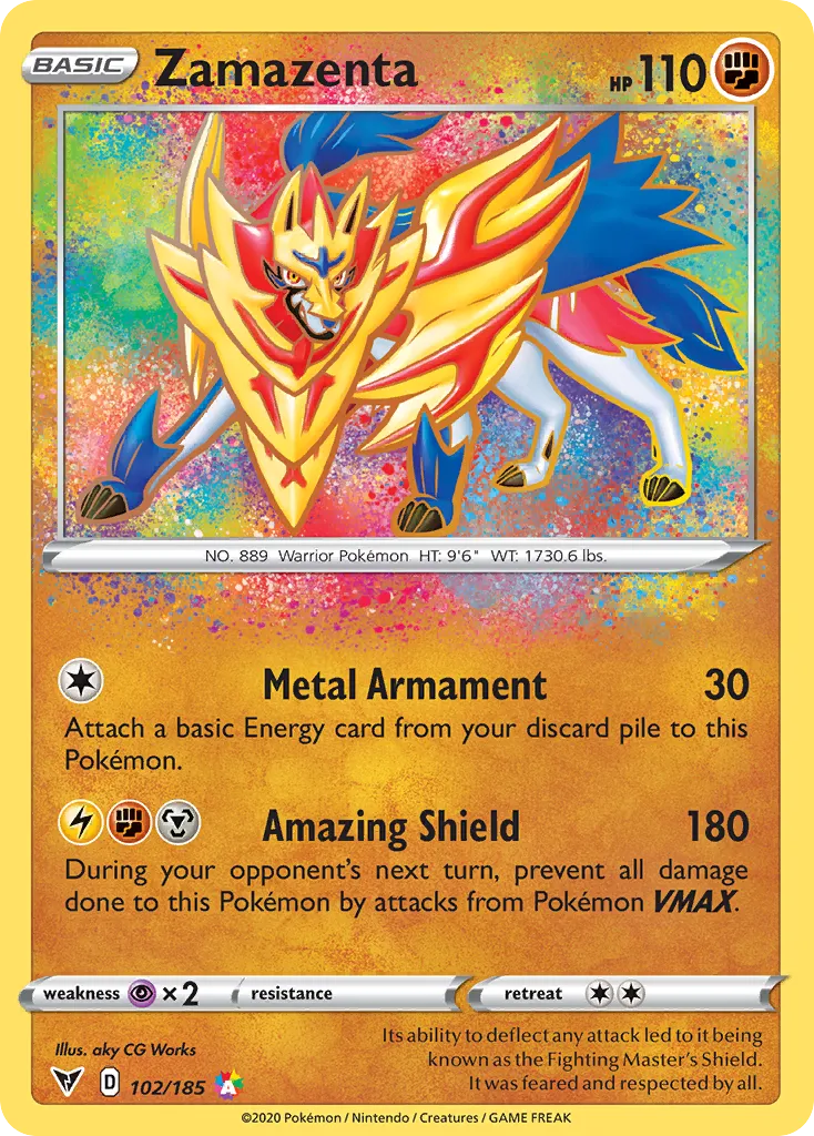 Zamazenta — SWSH04: Vivid Voltage — Pokémon