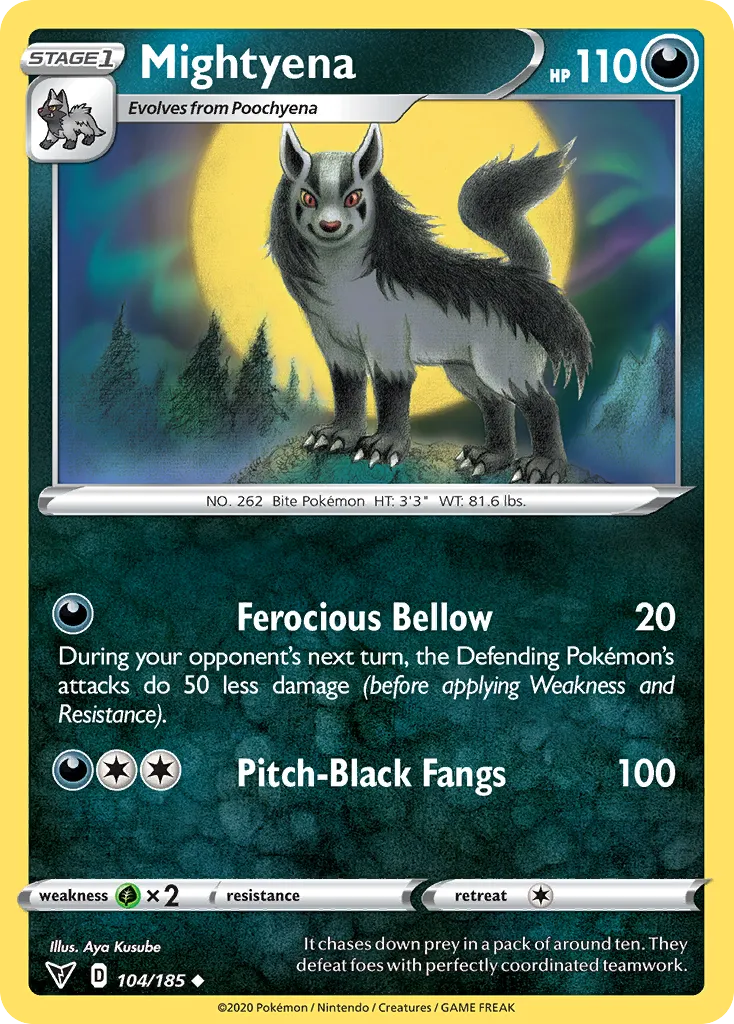 Mightyena — SWSH04: Vivid Voltage — Pokémon